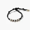 Chan Luu Abacus Single Wrap Bracelet Black