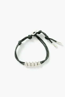Chan Luu Abacus Single Wrap Bracelet Green