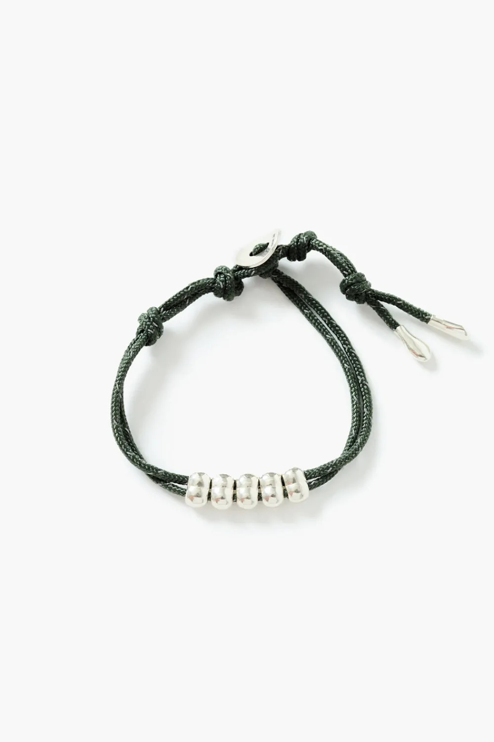 Chan Luu Abacus Single Wrap Bracelet Green