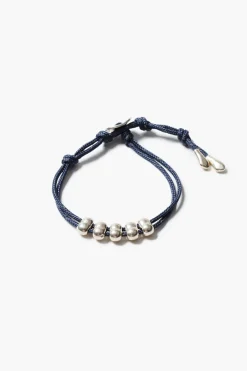 Chan Luu Abacus Single Wrap Bracelet Navy