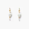 Chan Luu Amour Spiral Earrings White Pearl