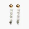 Chan Luu Amour Spiral Tiered Earrings Labradorite