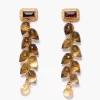 Chan Luu Angie Earrings Whiskey Quartz