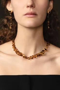 Chan Luu Angie Necklace Whiskey Quartz