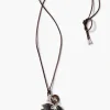 Chan Luu Arrowhead Charm Necklace Black