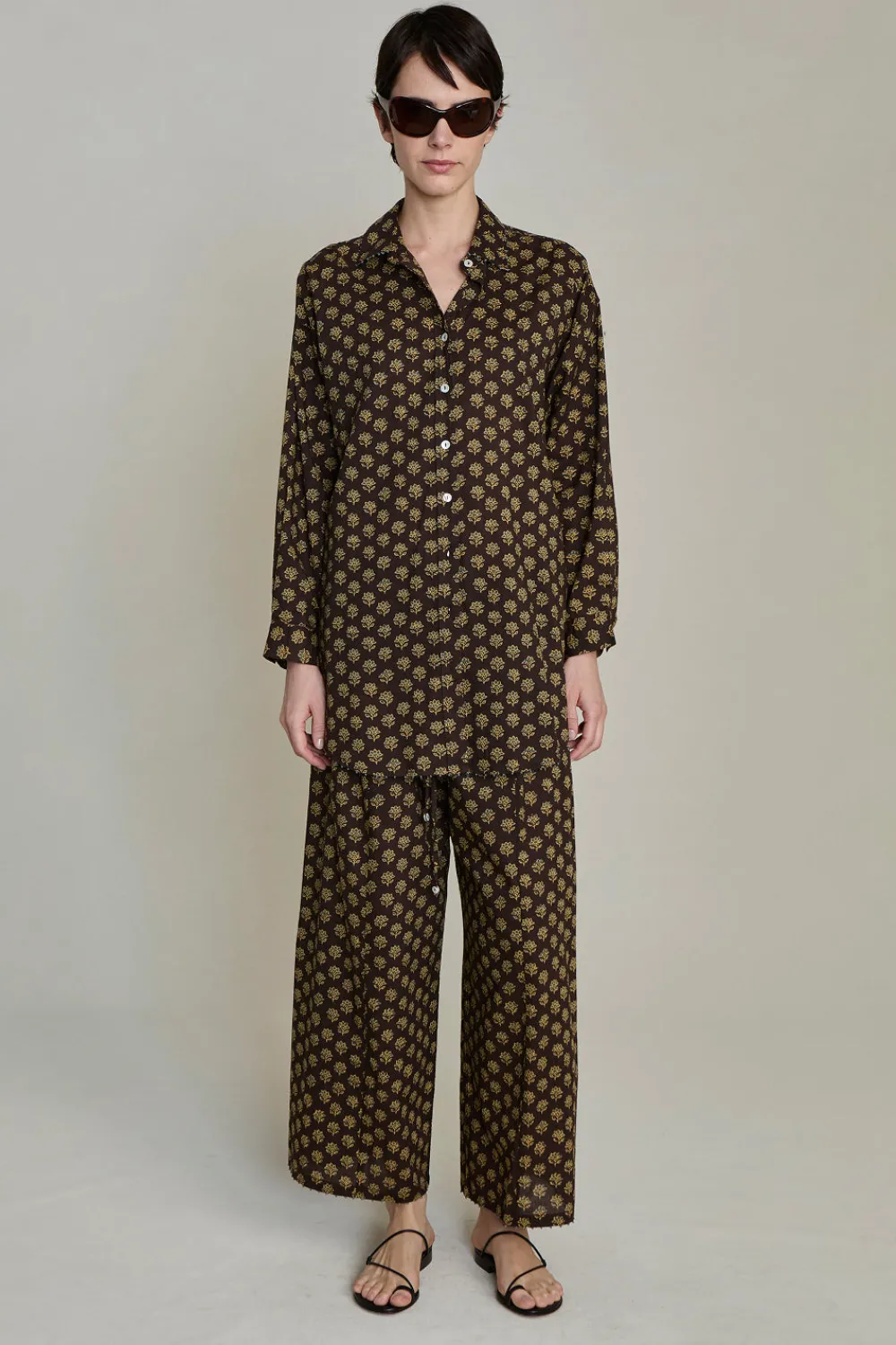 Chan Luu Atrid Bock Print et Brown