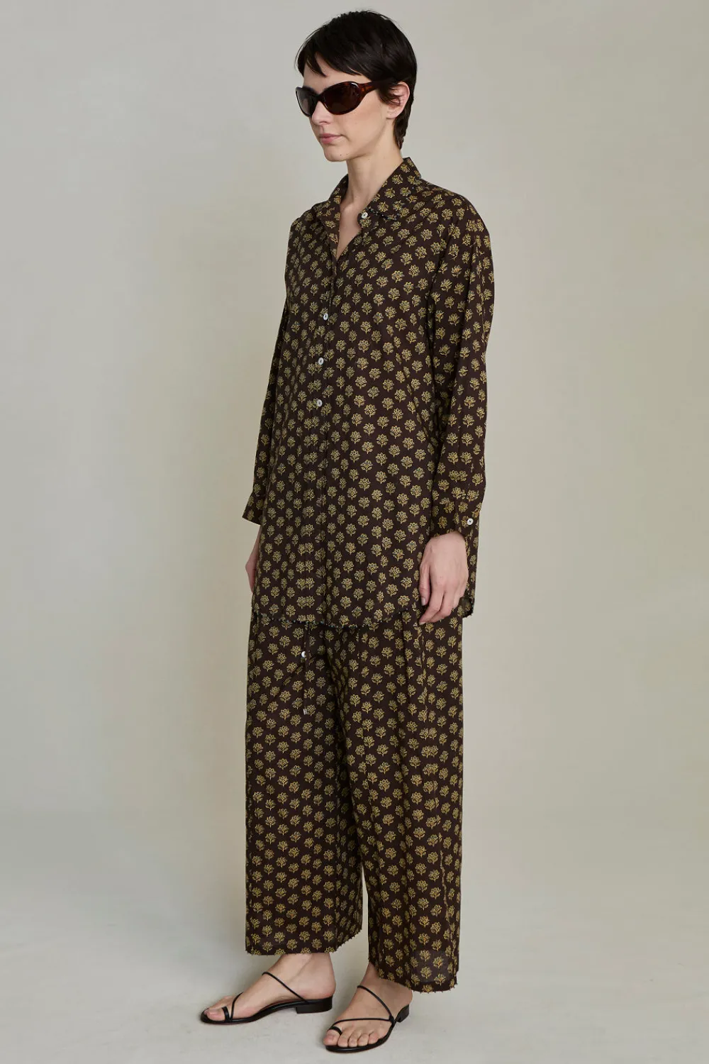 Chan Luu Atrid Bock Print et Brown