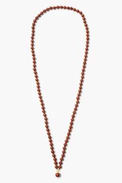 Chan Luu Bell Necklace Red Jasper