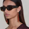 Chan Luu Bell Tower Earrings Red Jasper
