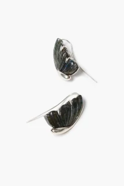 Chan Luu Butterfly Earrings Labradorite