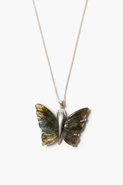 Chan Luu Butterfly Necklace Labradorite