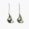 Chan Luu Calla Lily Drop Earrings Silver