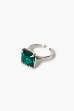 Chan Luu Caprice Crystal Toe Ring Emerald