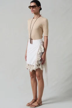 Chan Luu Capri Crochet Wrap ini kirt Natura