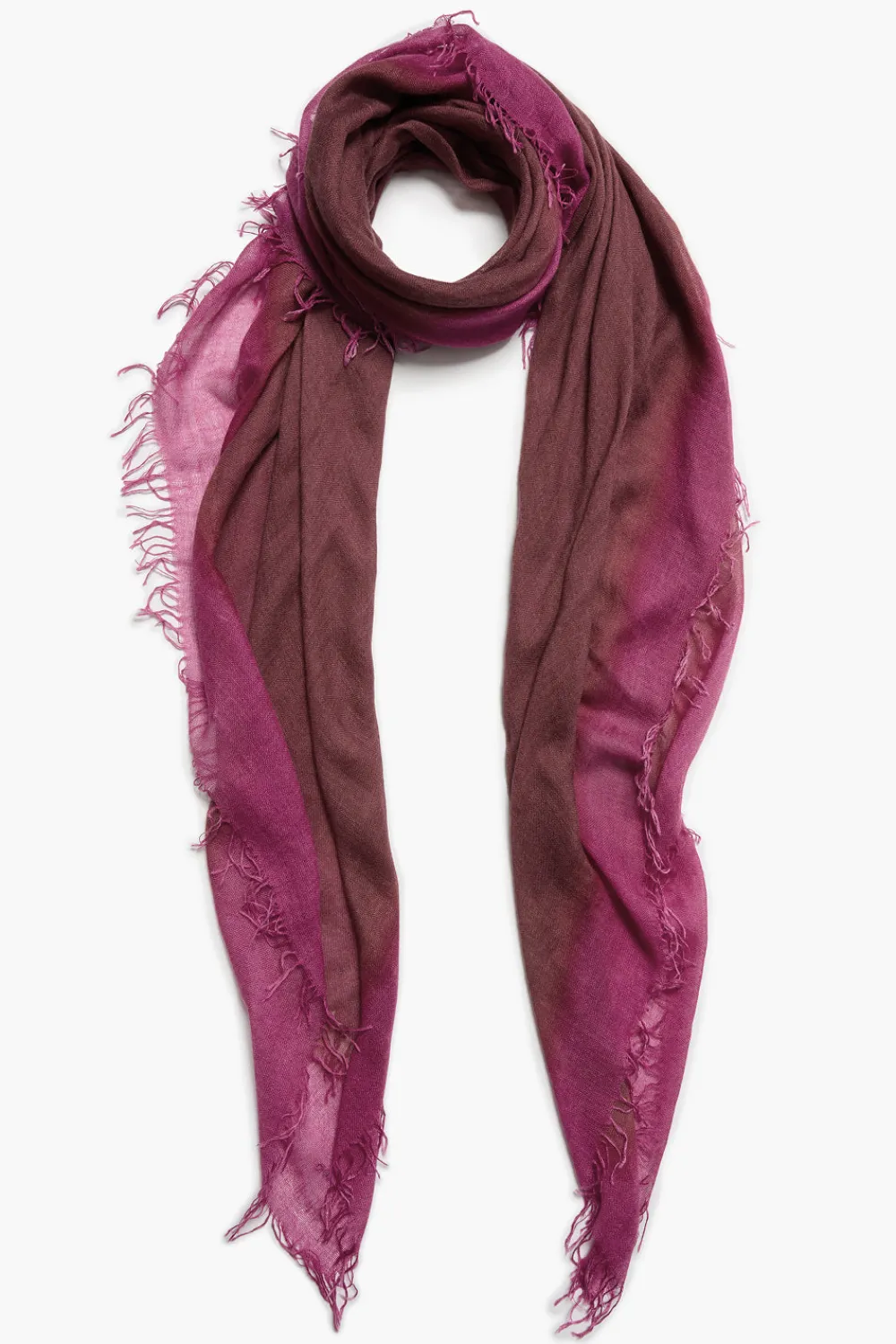 Chan Luu Cashmere and Silk Scarf Barbados Cherry Burnout