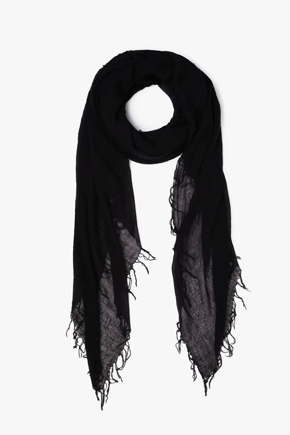 Chan Luu Cashmere and Silk Scarf Black