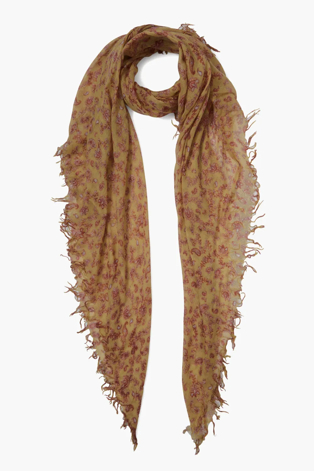 Chan Luu Cashmere and Silk Scarf Chai Tea Paisley