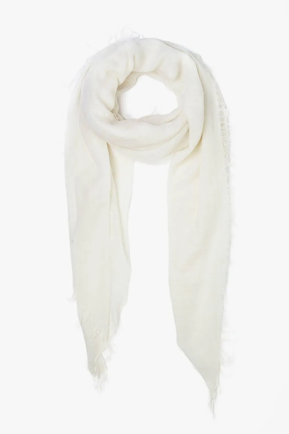 Chan Luu Cashmere and Silk Scarf Eggshell
