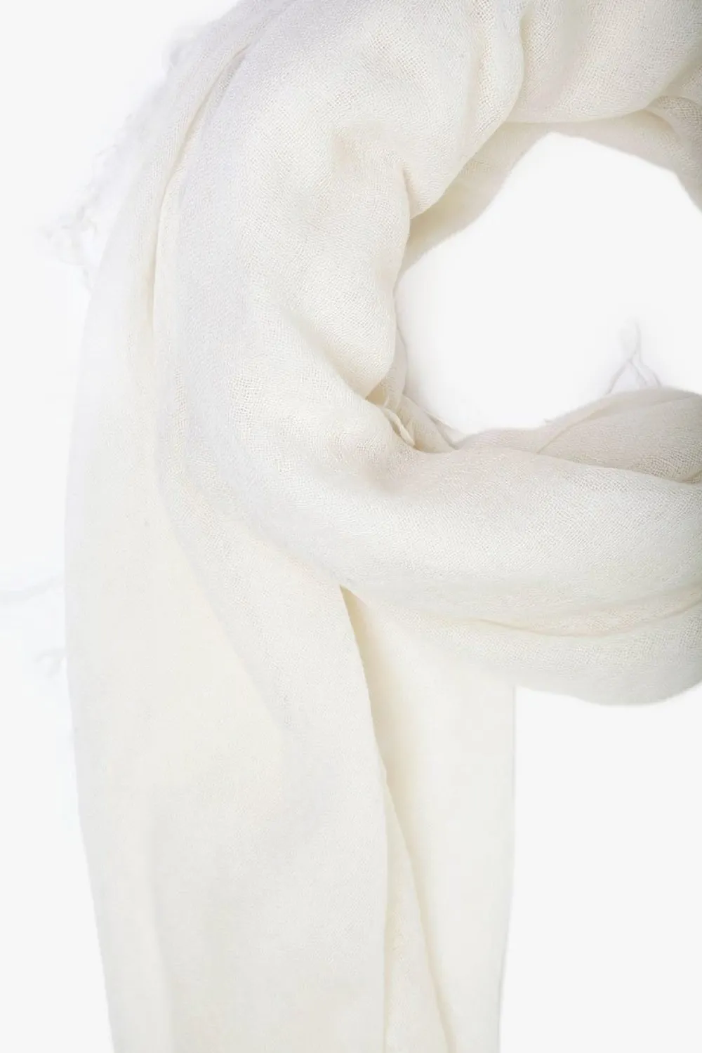 Chan Luu Cashmere and Silk Scarf Eggshell