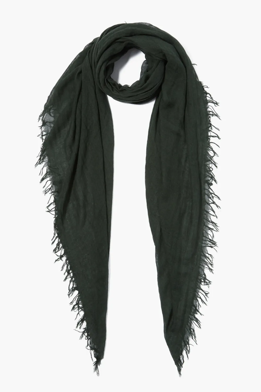 Chan Luu Cashmere and Silk Scarf Kombu Green