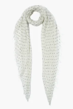 Chan Luu Cashmere and Silk Scarf Kombu Dot