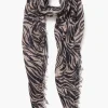 Chan Luu Cashmere and Silk Scarf Mahogany Zebra