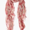 Chan Luu Cashmere and Silk Scarf Mauve French Floral