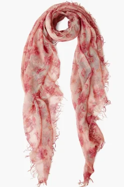 Chan Luu Cashmere and Silk Scarf Mauve French Floral