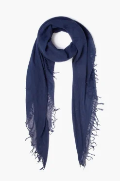 Chan Luu Cashmere and Silk Scarf Medieval Blue