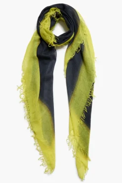 Chan Luu Cashmere and Silk Scarf Midnight Navy Burnout