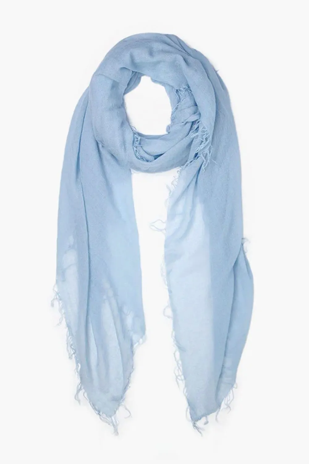 Chan Luu Cashmere and Silk Scarf Simply Blue