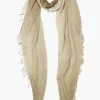 Chan Luu Cashmere and Silk Scarf Walnut Lunar Rock Dip Dyed