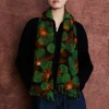 Chan Luu 100% Cashmere Scarf Primrose Green Floral