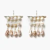 Chan Luu Cassis Waterfall Earrings White Agate