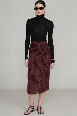 Chan Luu Chiffon Wrap kirt Pu