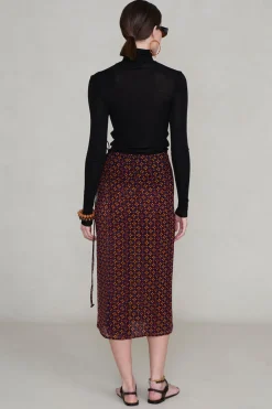 Chan Luu Chiffon Wrap kirt Pu