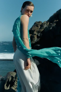 Chan Luu Choe equin Tunic Turquoie