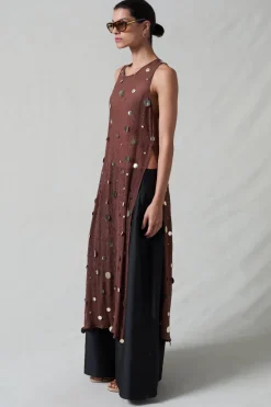 Chan Luu Choe equin Tunic Wanut