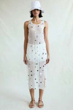 Chan Luu Choe equin Tunic White