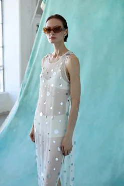 Chan Luu Choe equin Tunic White