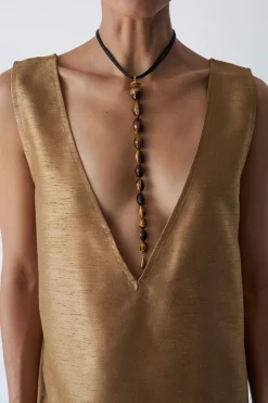 Chan Luu Cobra Necklace Tiger's Eye