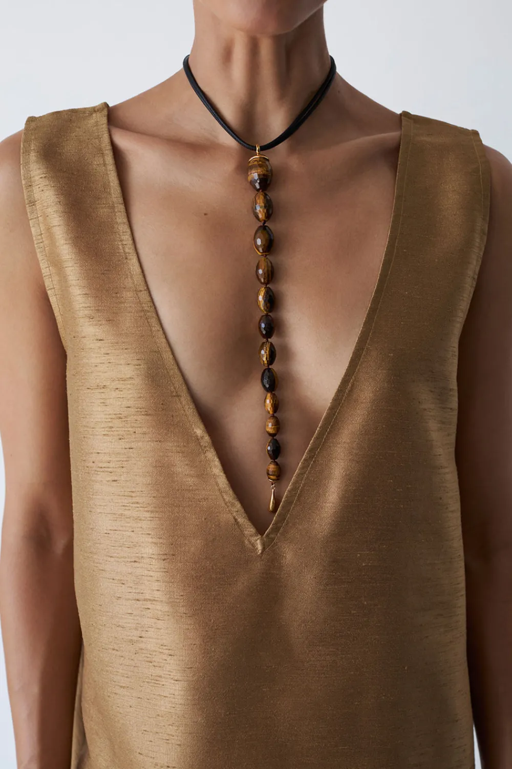 Chan Luu Cobra Necklace Tiger's Eye