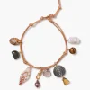 Chan Luu Cora Charm Anklet Natural