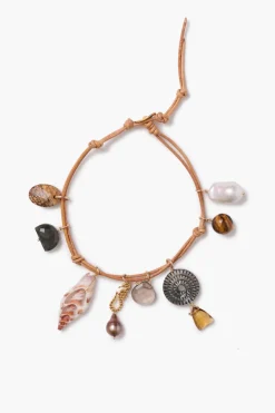 Chan Luu Cora Charm Anklet Natural