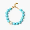 Chan Luu Coral Crown Bracelet Turquoise