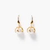 Chan Luu Coral Crown Earrings White Pearl