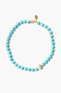 Chan Luu Coral Crown Necklace Turquoise