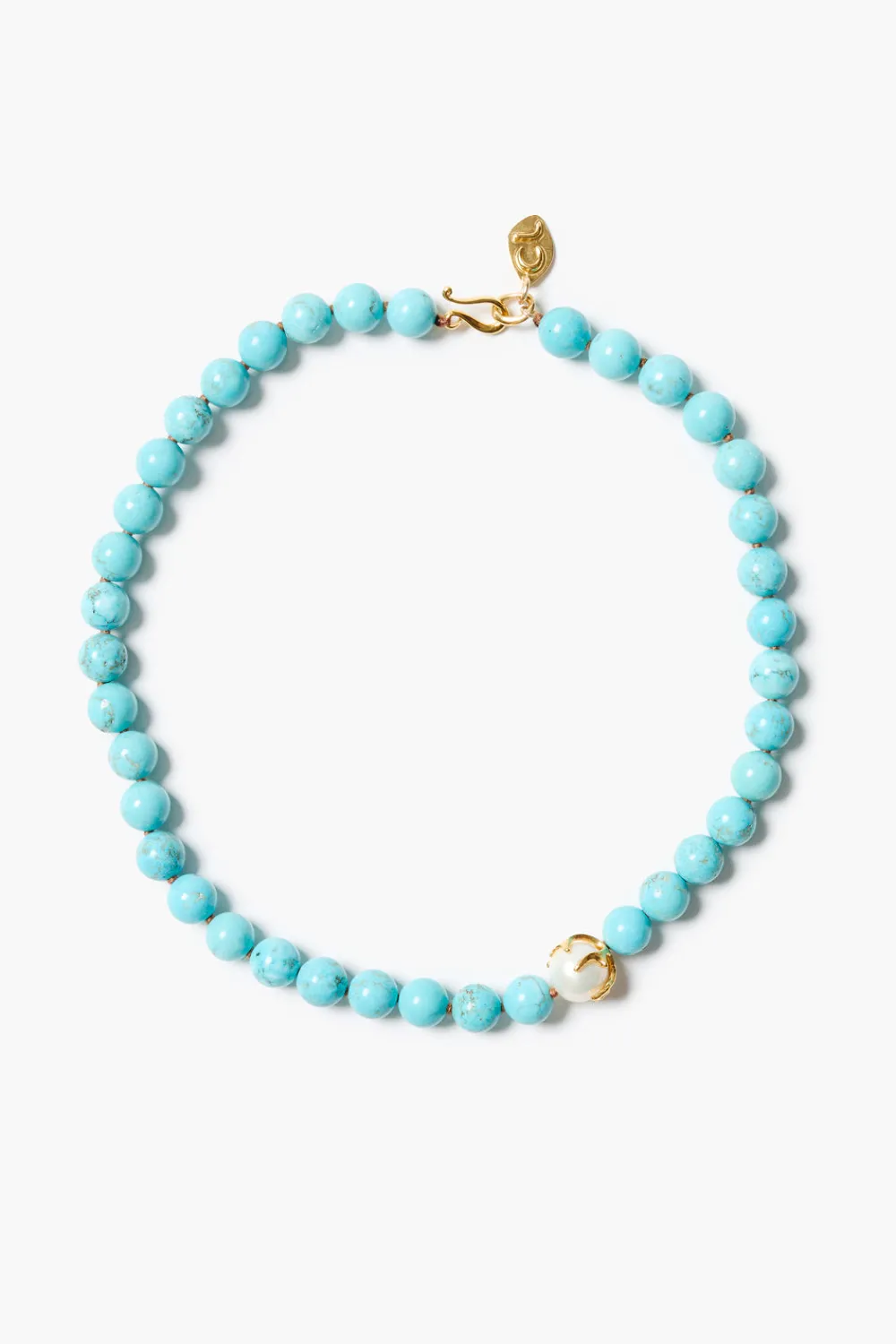 Chan Luu Coral Crown Necklace Turquoise