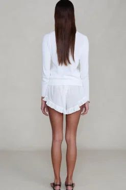 Chan Luu Cotton Ruffe hort White