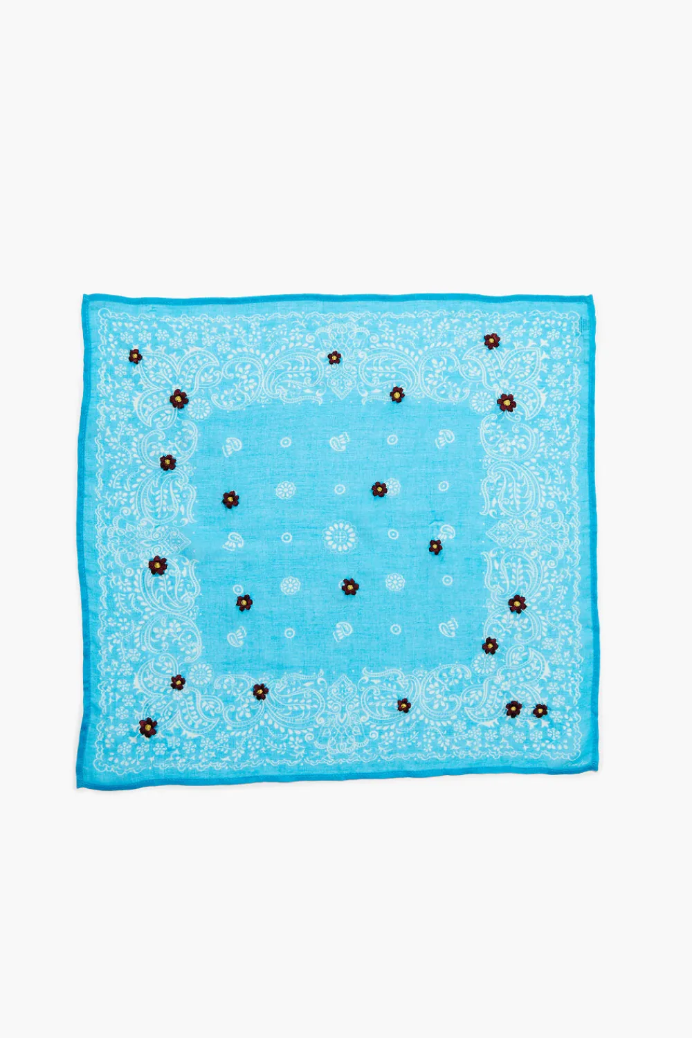 Chan Luu Daisy Embroidered Bandana Capri